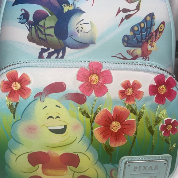 Loungefly Disney Pixar A Bug's Life Earth Day Mini Backpack - Picture 2 of 8